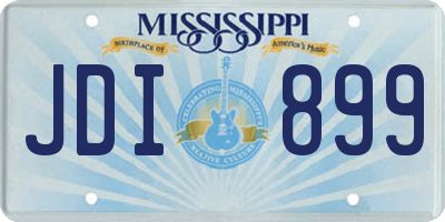 MS license plate JDI899