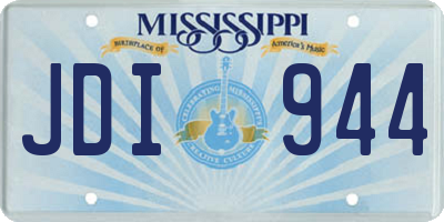 MS license plate JDI944
