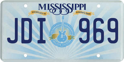 MS license plate JDI969