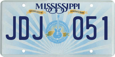 MS license plate JDJ051