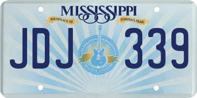 MS license plate JDJ339