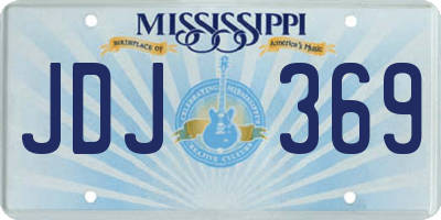 MS license plate JDJ369