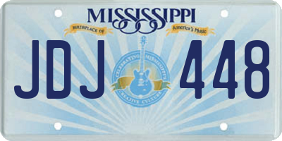MS license plate JDJ448