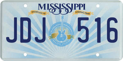 MS license plate JDJ516