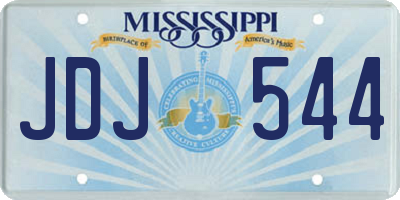 MS license plate JDJ544