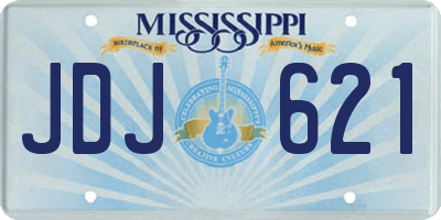 MS license plate JDJ621