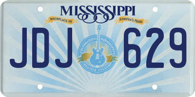 MS license plate JDJ629