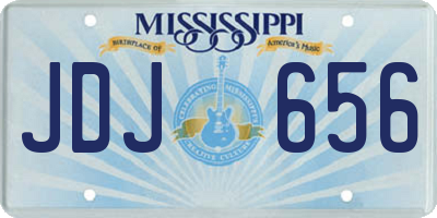 MS license plate JDJ656