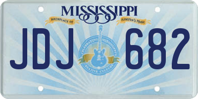 MS license plate JDJ682