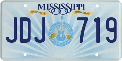 MS license plate JDJ719