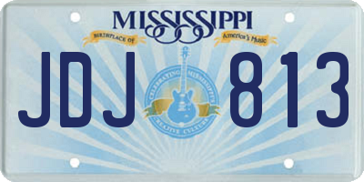 MS license plate JDJ813