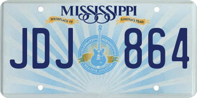 MS license plate JDJ864