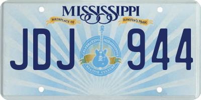 MS license plate JDJ944