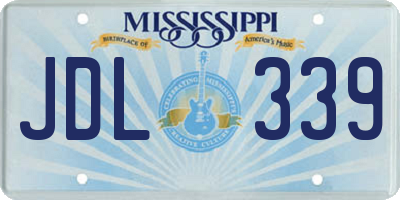 MS license plate JDL339
