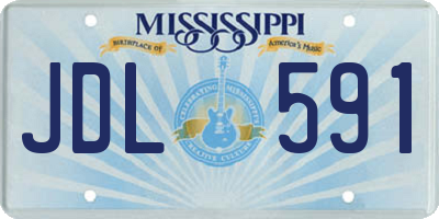 MS license plate JDL591