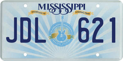 MS license plate JDL621