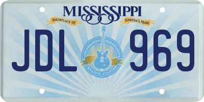 MS license plate JDL969