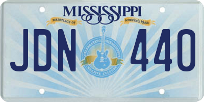 MS license plate JDN440