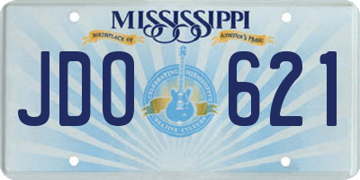 MS license plate JDO621
