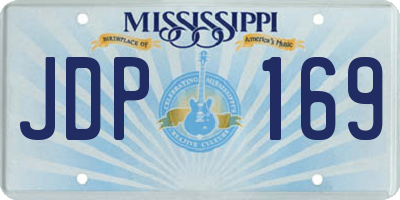 MS license plate JDP169