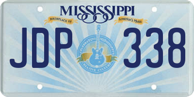 MS license plate JDP338