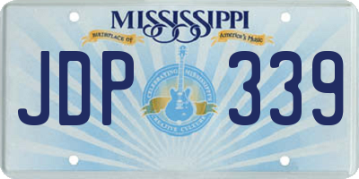 MS license plate JDP339