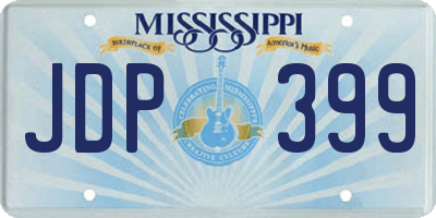 MS license plate JDP399