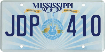 MS license plate JDP410