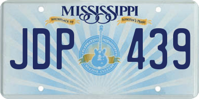 MS license plate JDP439