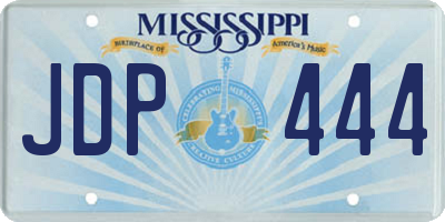 MS license plate JDP444