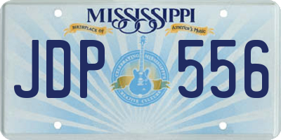 MS license plate JDP556