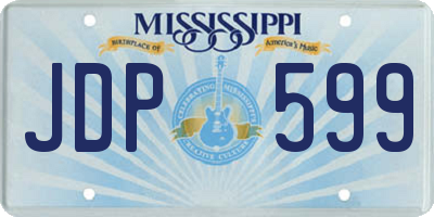 MS license plate JDP599
