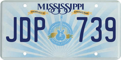 MS license plate JDP739