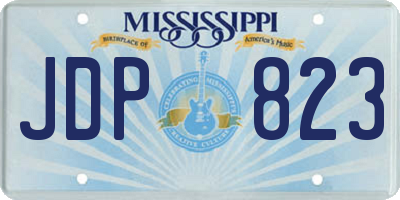 MS license plate JDP823