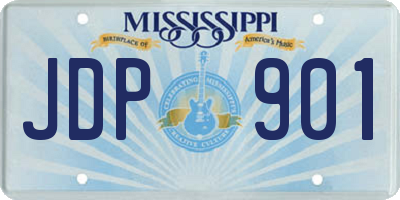 MS license plate JDP901