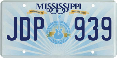 MS license plate JDP939