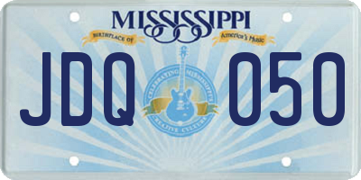 MS license plate JDQ050