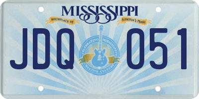 MS license plate JDQ051