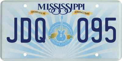 MS license plate JDQ095