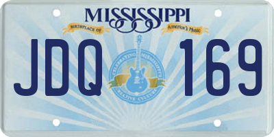 MS license plate JDQ169