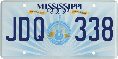 MS license plate JDQ338