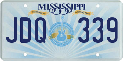 MS license plate JDQ339