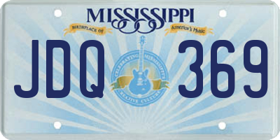 MS license plate JDQ369
