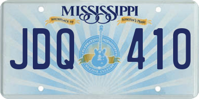 MS license plate JDQ410