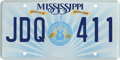 MS license plate JDQ411
