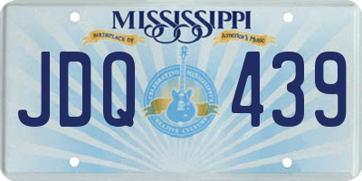 MS license plate JDQ439