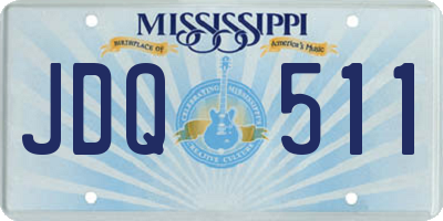 MS license plate JDQ511