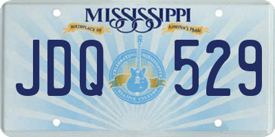 MS license plate JDQ529