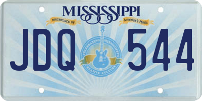MS license plate JDQ544