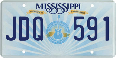MS license plate JDQ591